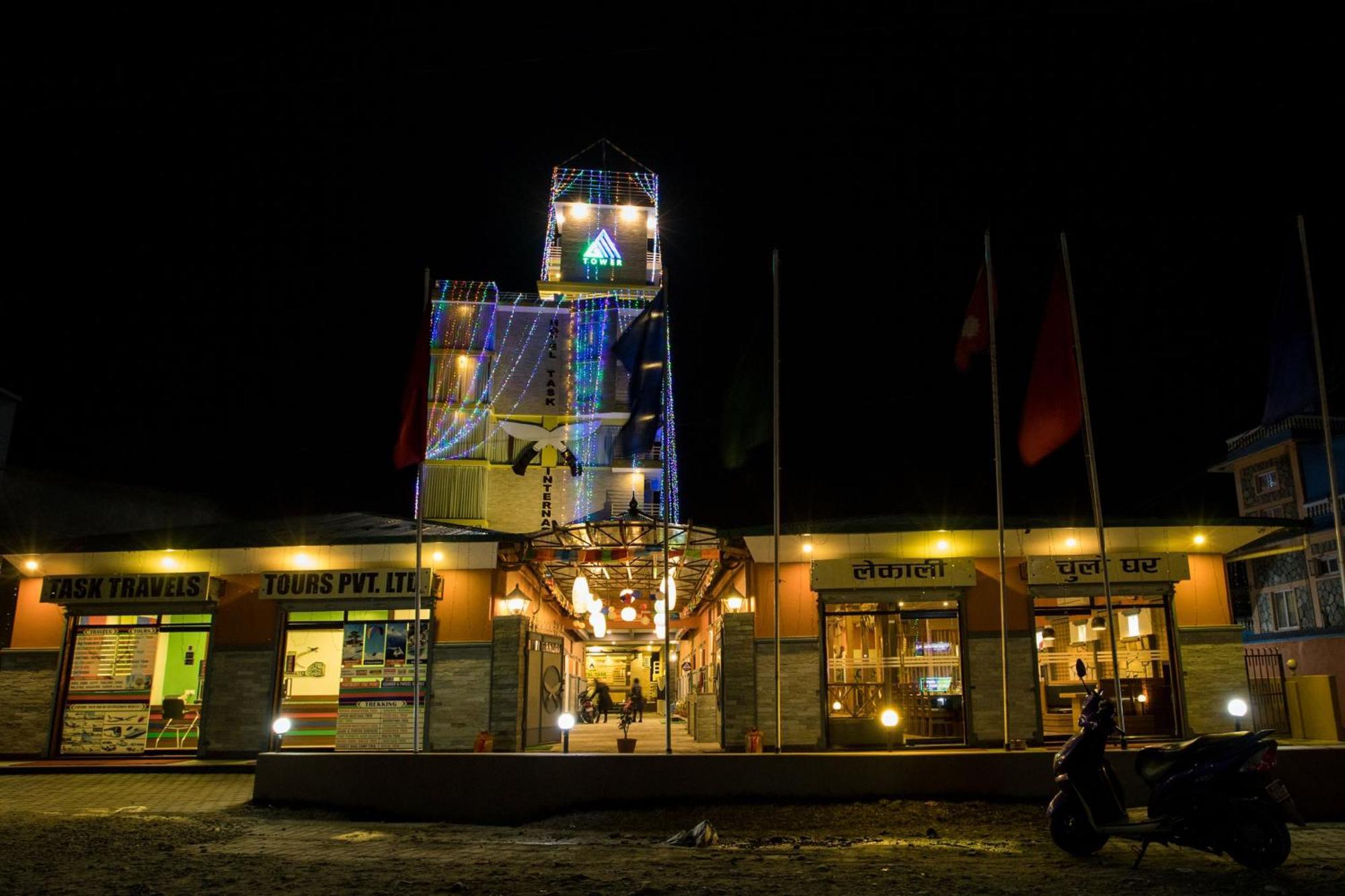Hotel Task International Pokhara Exteriör bild