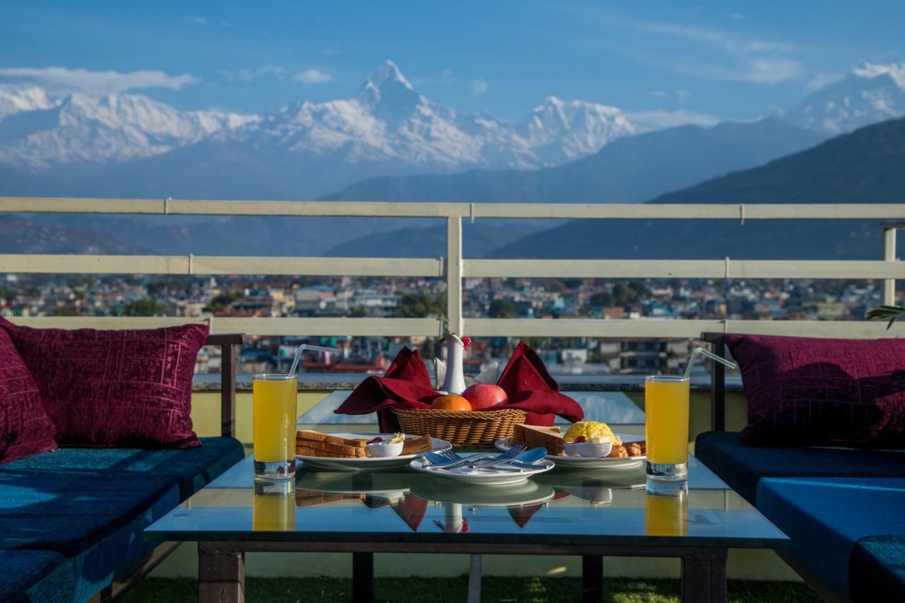 Hotel Task International Pokhara Exteriör bild